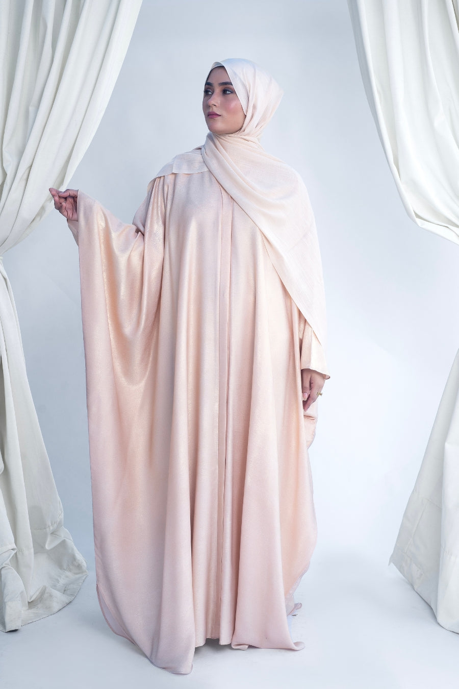 Metallic Nude Kaftan