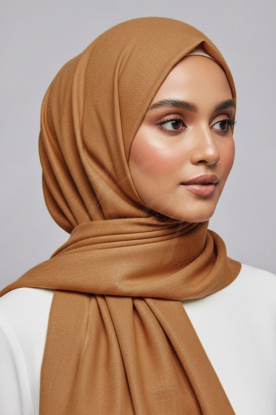 Turkish Lawn Hijab - Squash