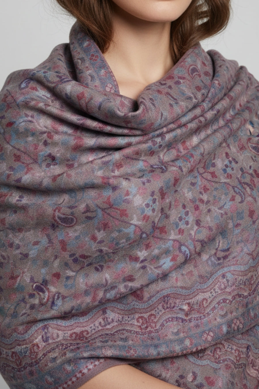 Printed Cashmere Twilight Hijab - Artful Wraps