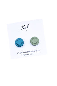 Hijab Magnets - Circle Buttons (2 Random Color)