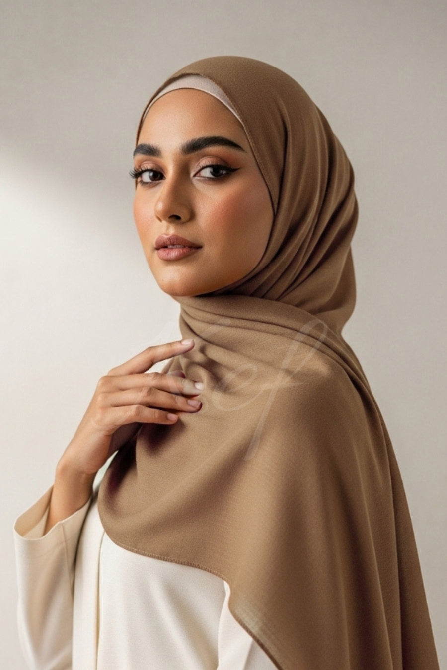 Modal Hijab - Dark Taupe