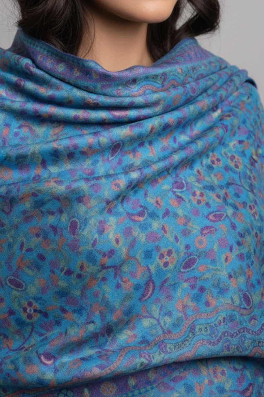 Printed Cashmere Twilight Hijab - Elegant Layers