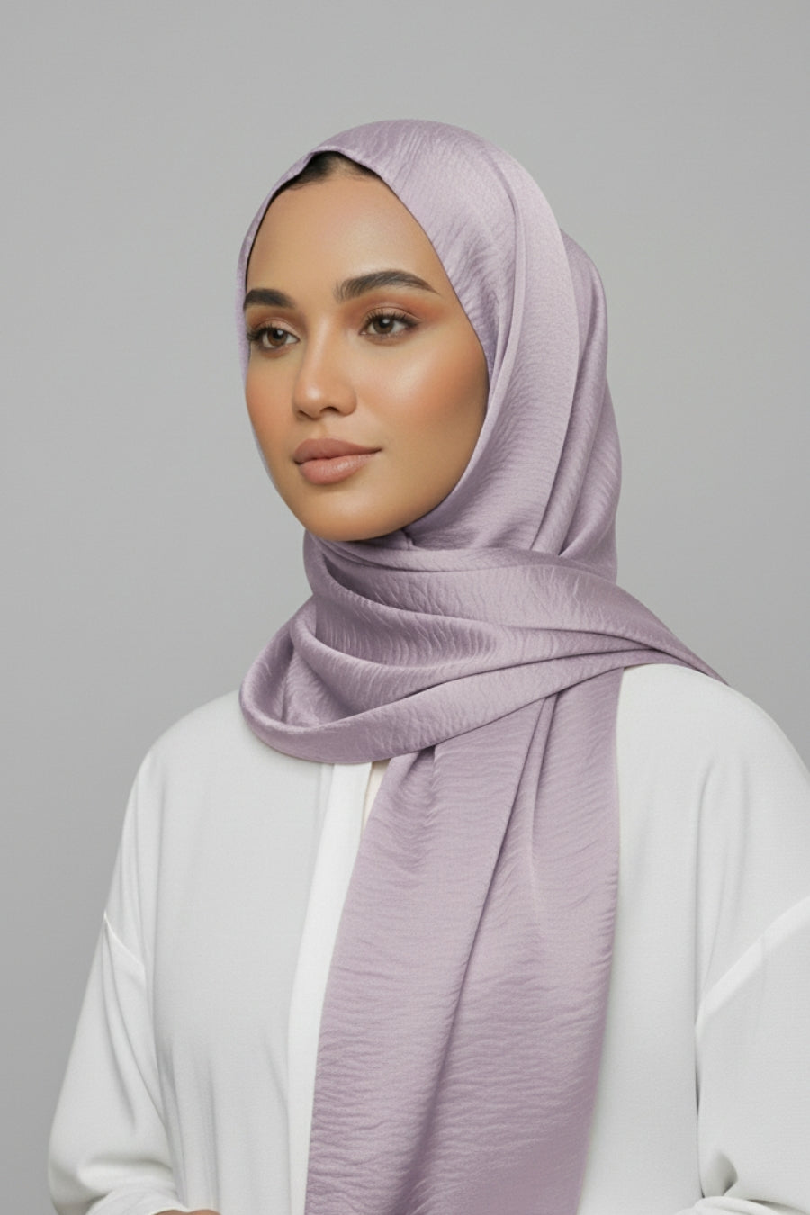 Crepe Textured Chiffon - Heather