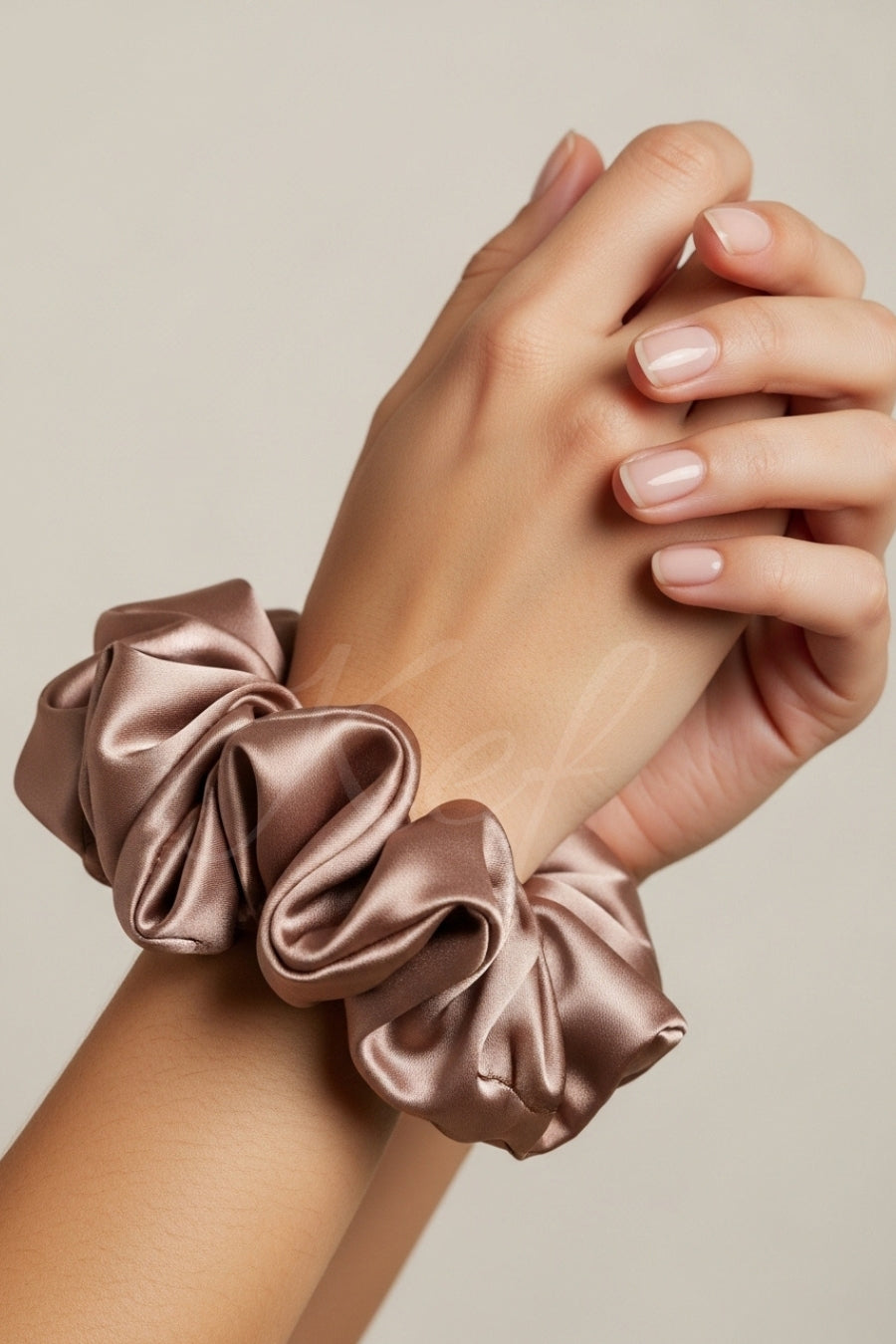 Silk Scrunchie - Honey