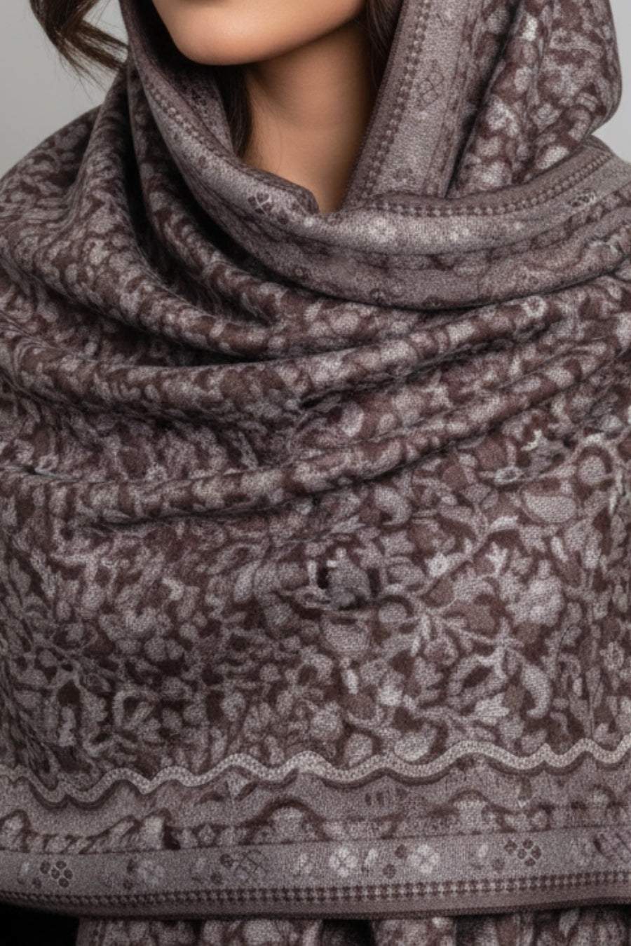 Printed Cashmere Twilight Hijab - Huescape