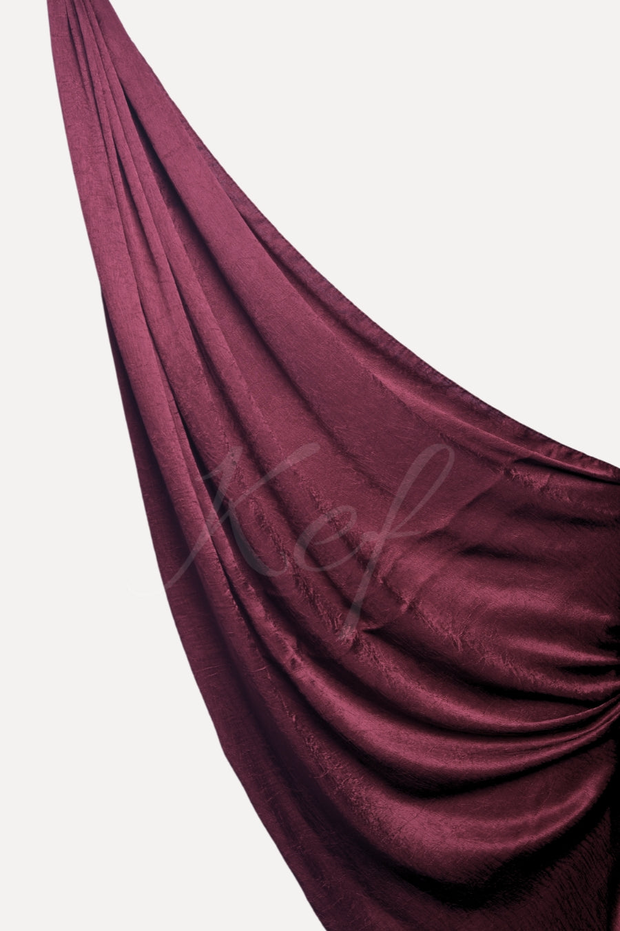 Crepe Textured Chiffon - Maroon