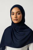 Georgette Hijab - Navy Blue