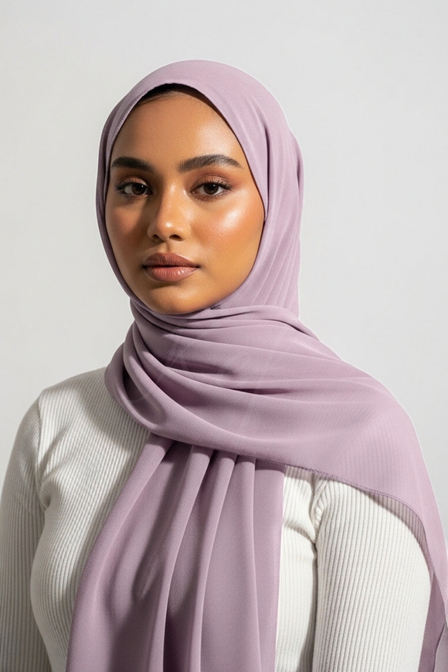 Georgette Hijab - Periwinkle