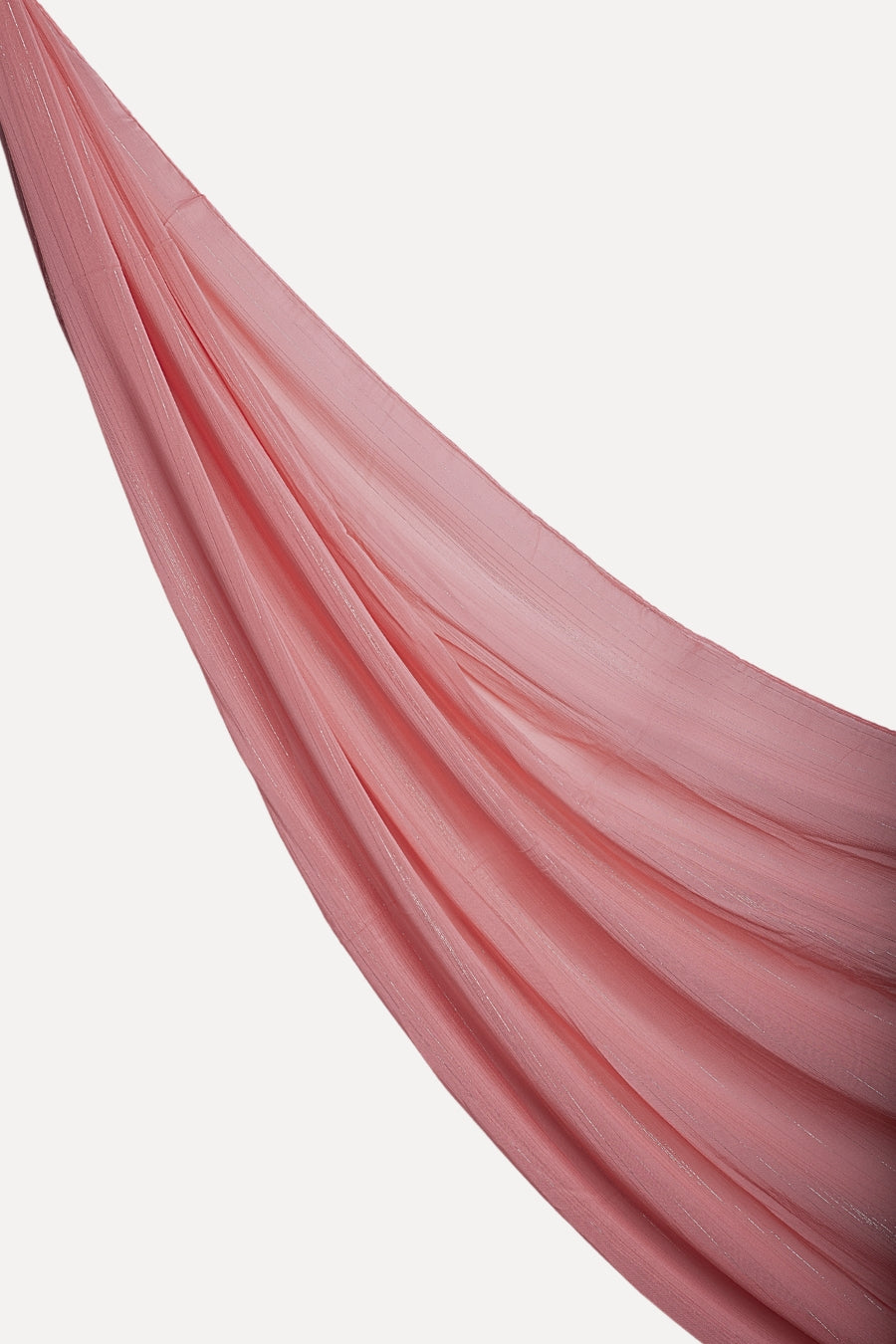 Metallic Chiffon - Rose