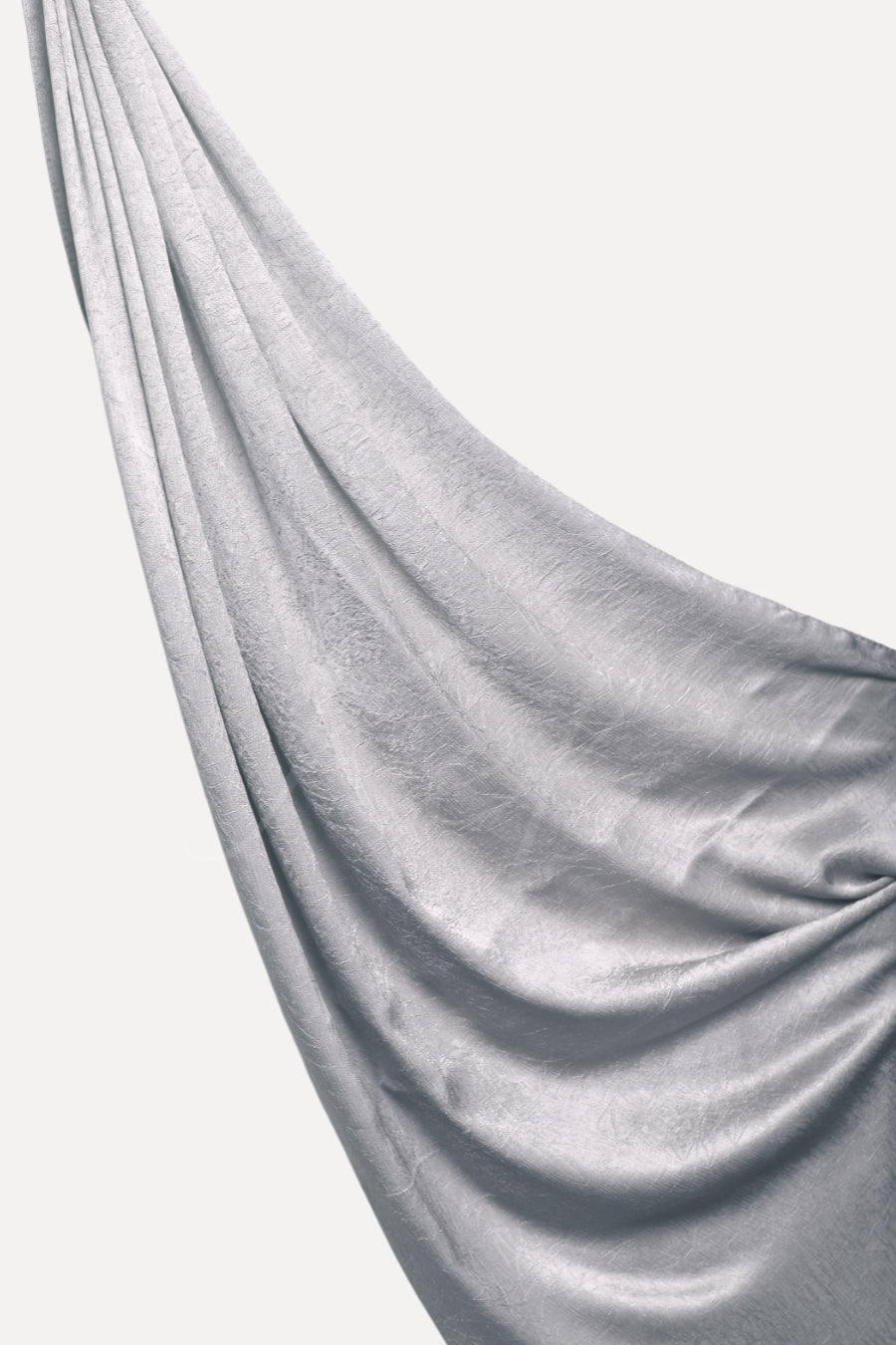 Crepe Textured Chiffon - Silver