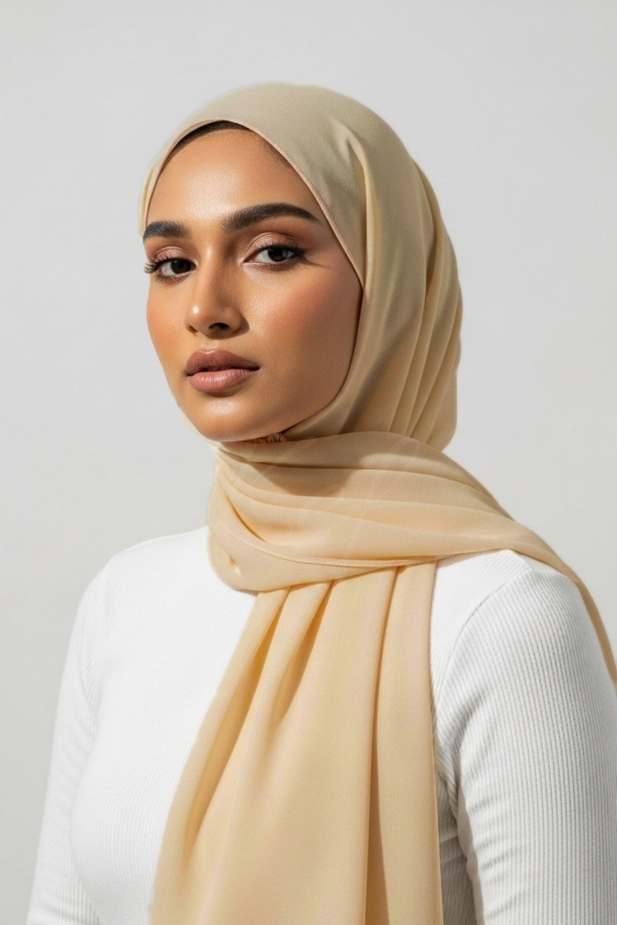 Georgette Hijab - Skin