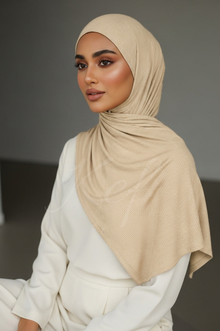 Textured Jersey - Unbleached Silk