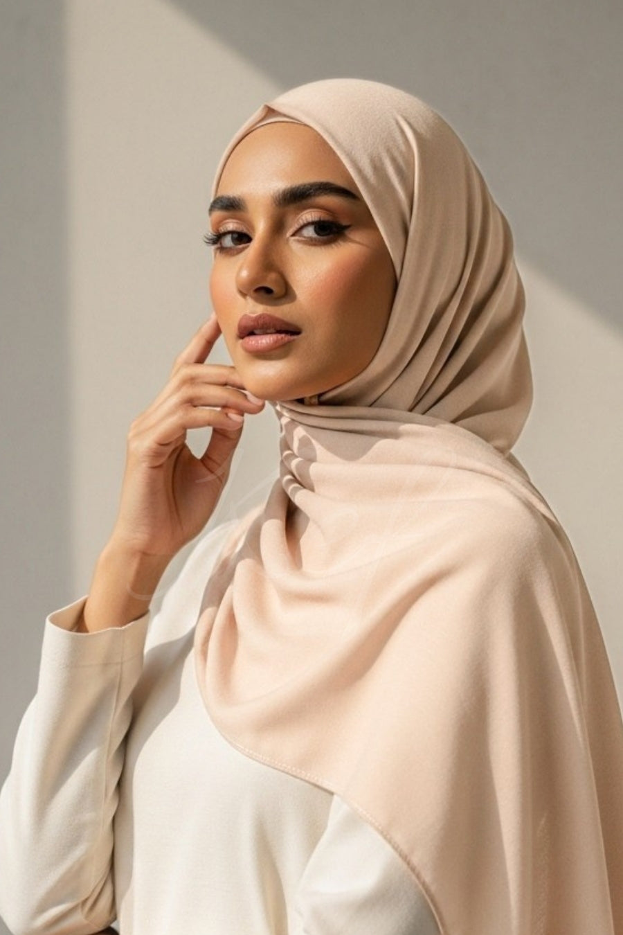 Modal Hijab - Unbleached Silk