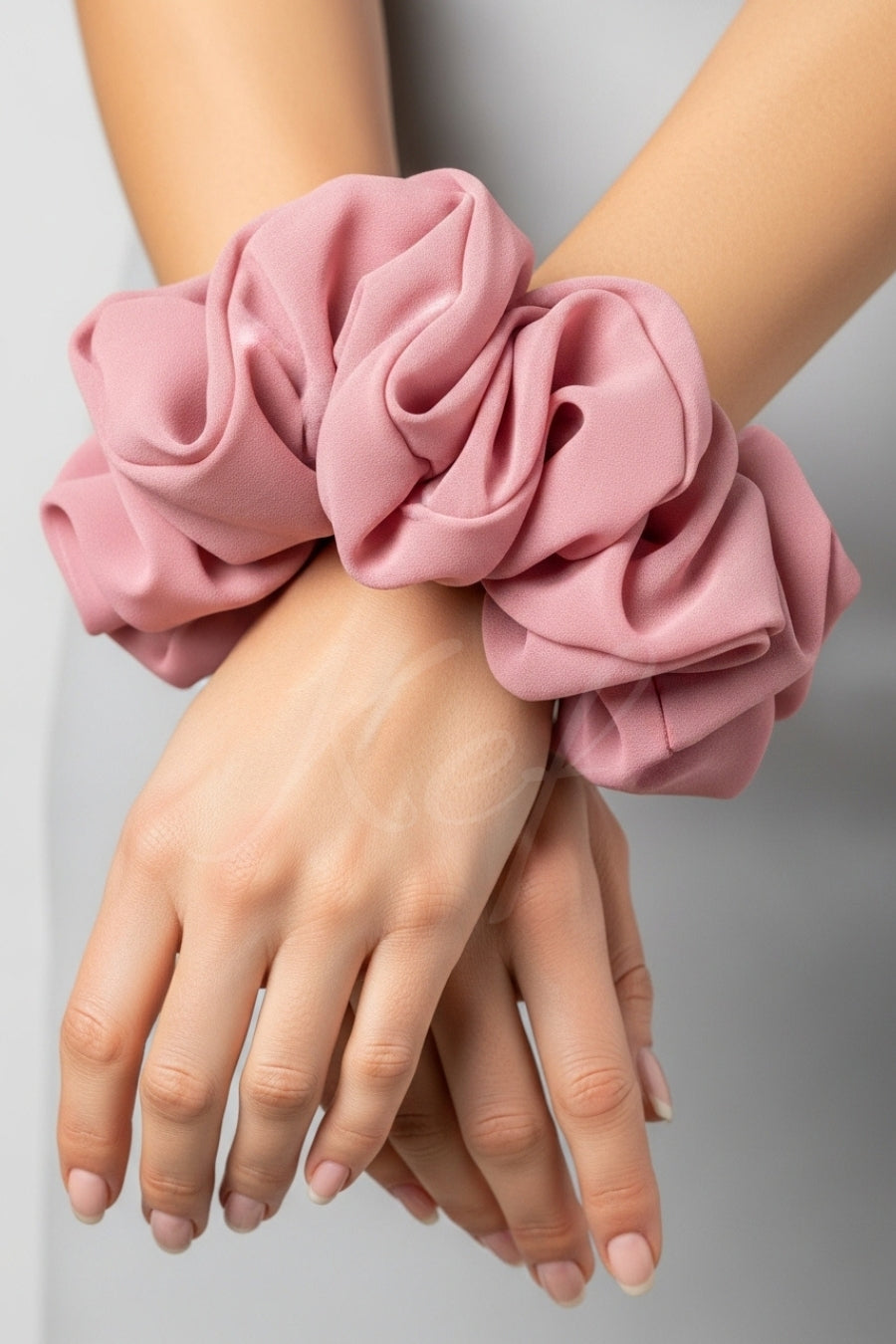 Georgette Scrunchie - Rose