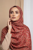Printed Cashmere Twilight Hijab - Velvet Breeze