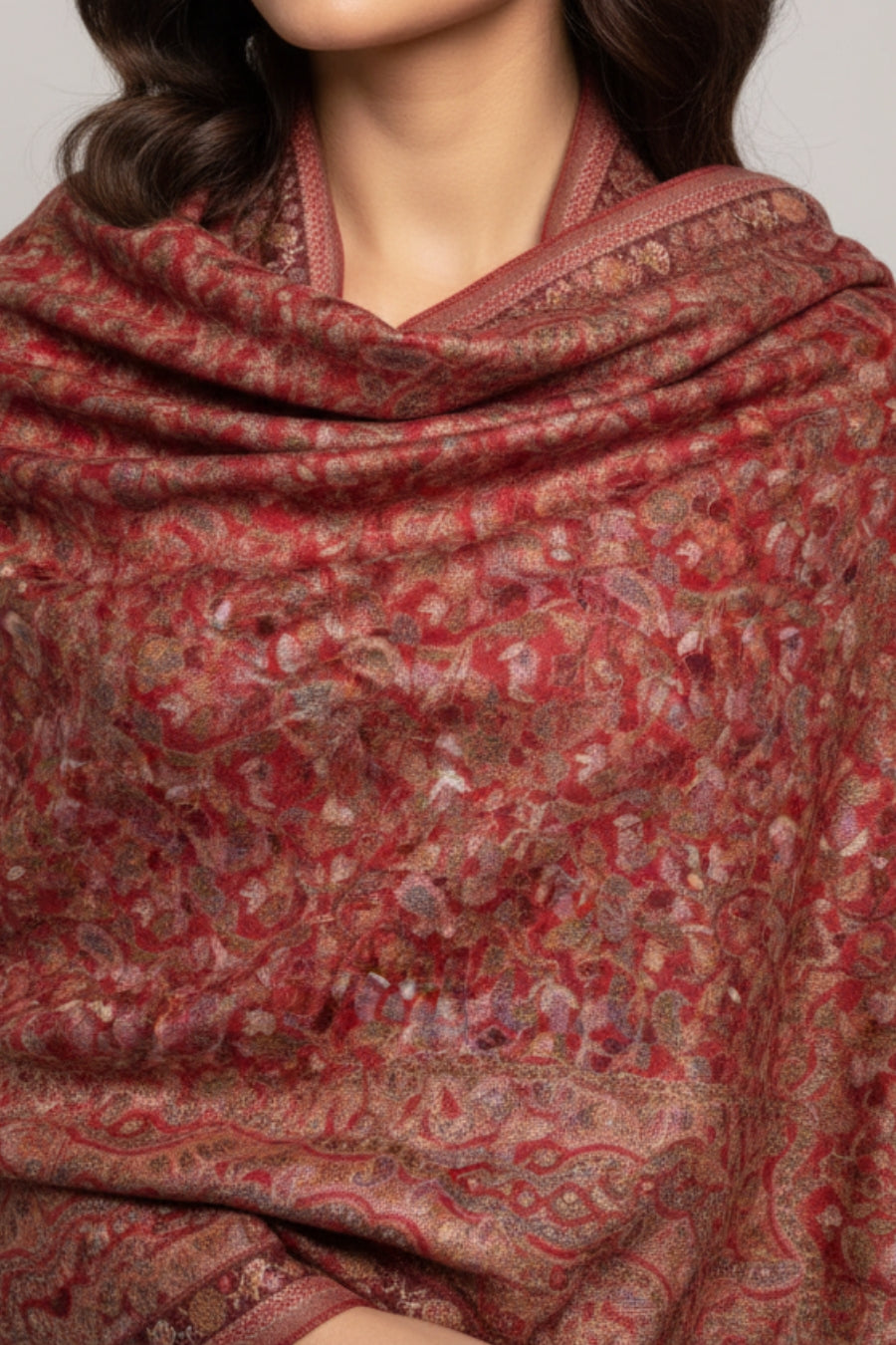 Printed Cashmere Twilight Hijab - Velvet Breeze