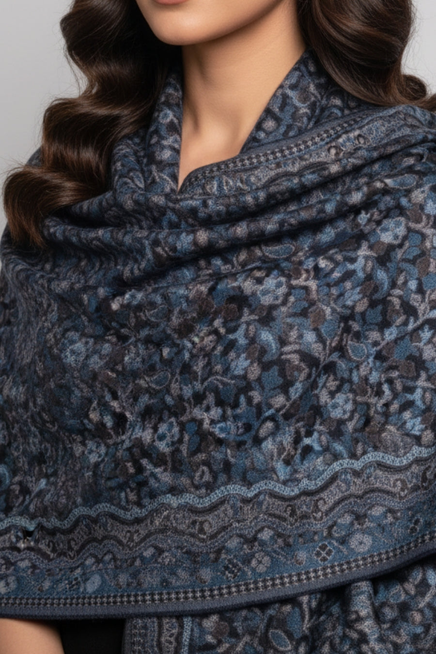 Printed Cashmere Twilight Hijab - Whisper Wrap