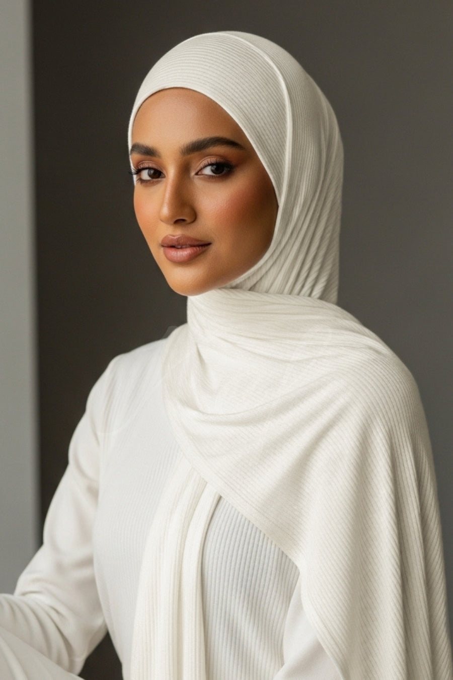 Textured Jersey - Buttery White